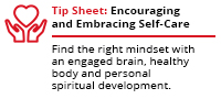 Tip Sheet: Encouraging and Embracing Self-Care