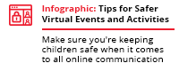 Infographic: Tips for Safer Virtual Events and Activities